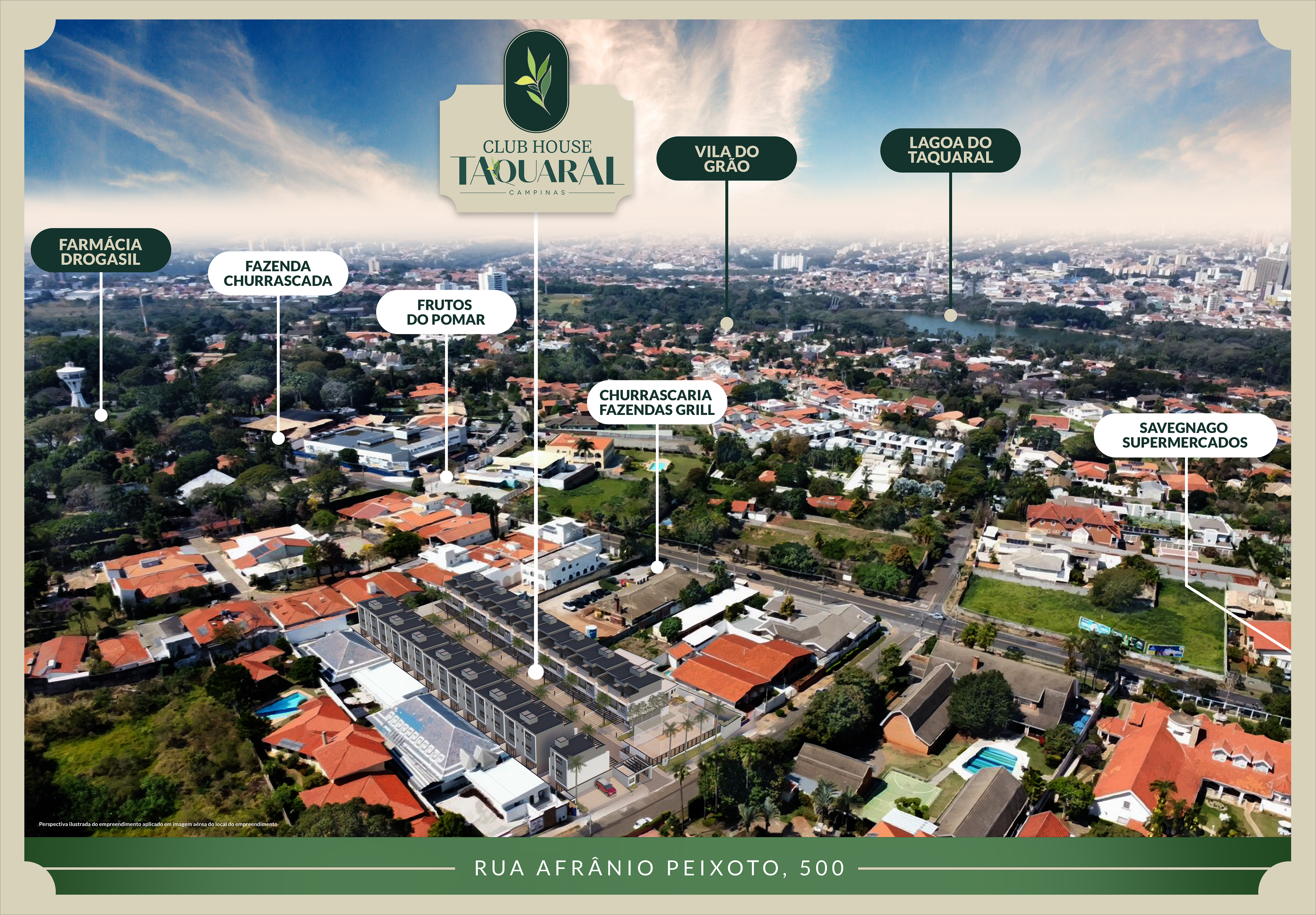 CASAS DE 167M2 NO CLUB HOUSE TAQUARAL 7