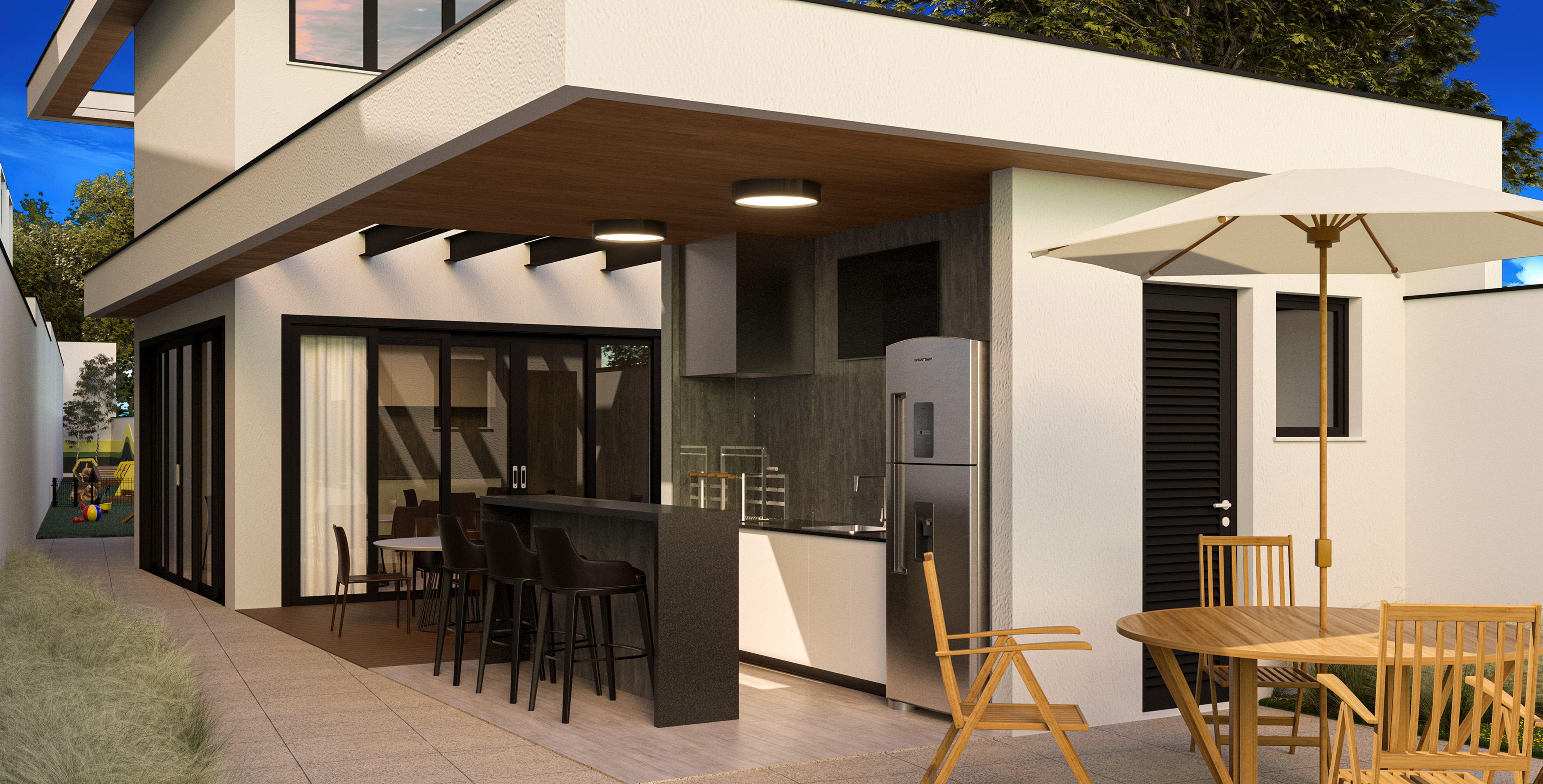 CASAS DE 167M2 NO CLUB HOUSE TAQUARAL 10
